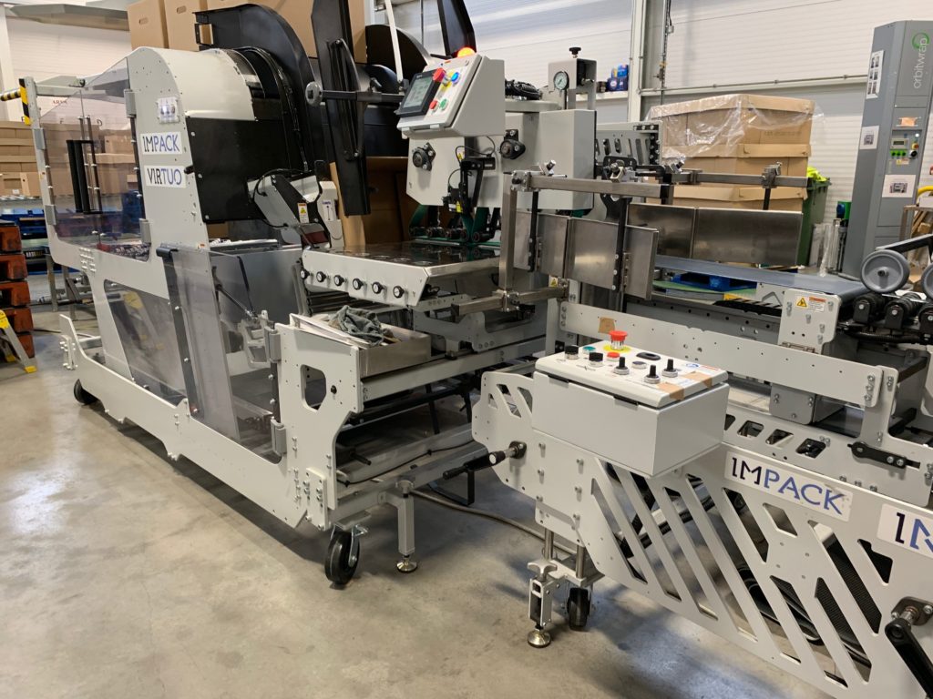 Factory picture of Virtuo Auto-packer and IN3 carton turner